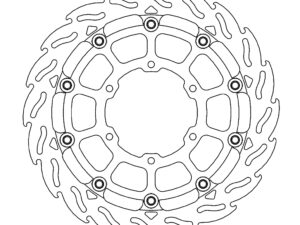 Moto-Master RacingFlame Jarrulevy eteen oikea Suzuki: GSX-R1000/R 2017-->