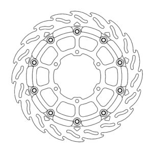 Moto-Master RacingFlame Jarrulevy eteen oikea Suzuki: GSX-R1000/R 2017-->
