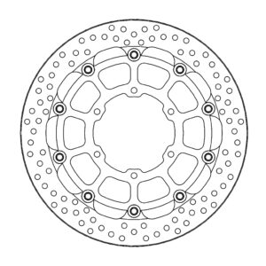 Moto-Master Racing Halo Jarrulevy eteen Suzuki: GSX-R1000/R 2017-->