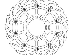 Moto-Master Flame Jarrulevy eteen vasen KTM: 390 Duke, RC 390 2017>