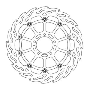 Moto-Master Flame Jarrulevy eteen vasen Ducati: Scrambler 800