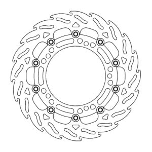 Moto-Master Flame Jarrulevy eteen vasen Kawasaki: Ninja 400