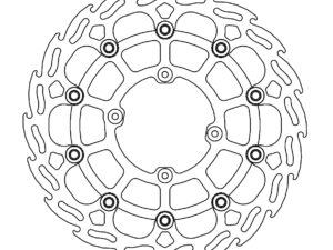 Motomaster Supermoto Mini Flame Jarrulevy eteen Honda: CRF150