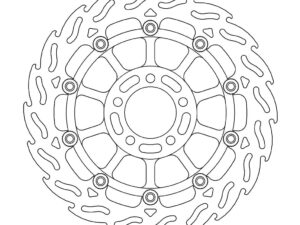 Moto-Master Flame Jarrulevy eteen vasen Kawasaki: ZX-6R, ZR, ZZR, GPZ 1100,