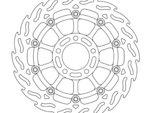 Moto-Master Flame Jarrulevy eteen vasen Suzuki: GSX 750-1200, RGV 250