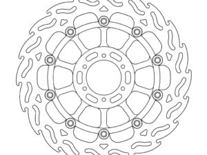 Moto-Master Flame Jarrulevy eteen oikea Honda: CBR 900 RR Fireblade