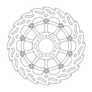 Moto-Master Flame Jarrulevy eteen oikea Honda: CBR 900 RR Fireblade