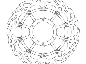 Moto-Master Flame Jarrulevy eteen oikea Honda: CBR 900-954 RR