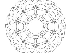 Moto-Master Flame Jarrulevy eteen vasen MV Agusta: F4