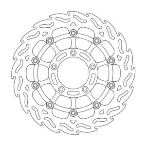 Moto-Master Flame Jarrulevy eteen oikea MV Agusta: F4