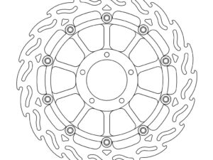 Moto-Master Flame Jarrulevy eteen oikea Ducati: 749, 999