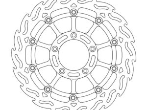 Moto-Master Flame Jarrulevy eteen vasen MV Agusta