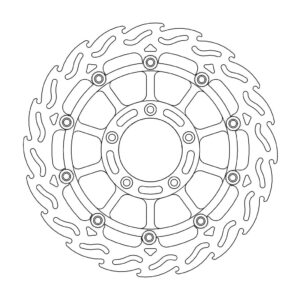 Moto-Master Flame Jarrulevy eteen vasen MV Agusta