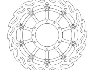 Moto-Master Flame Jarrulevy eteen oikea Honda: CBR1000 2008 >