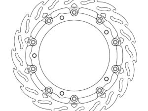 Moto-Master Racing Flame Jarrulevy eteen vasen 5,5mm BMW S1000RR