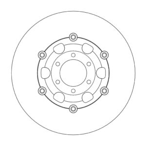 Motomaster Front disc Honda: CB500/550 SOHC
