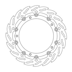 Moto-Master Flame Jarrulevy eteen vasen BMW S1000RR