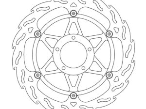 Moto-Master Flame Jarrulevy eteen oikea 1098R, 1198, Streetfighter