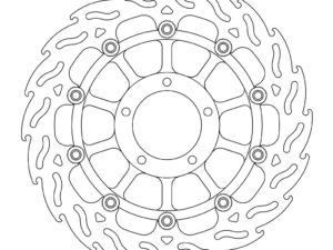 Moto-Master Flame Jarrulevy eteen oikea Hypermotard, EVO. SP