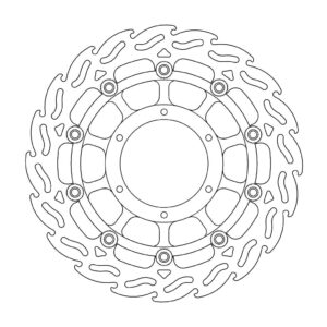 Moto-Master Flame Jarrulevy eteen vasen Hornet 600