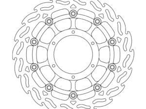 Moto-Master Flame Jarrulevy eteen oikea Hornet 600