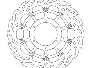 Moto-Master Flame Jarrulevy eteen vasen Pan European, ABS, ST 1300