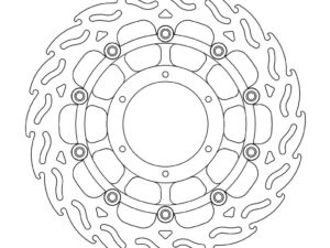 Moto-Master Flame Jarrulevy eteen oikea Pan European, ABS, ST 1300