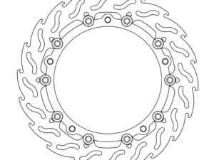 Moto-Master Flame Jarrulevy eteen vasen BMW: R1200GS/Adventure