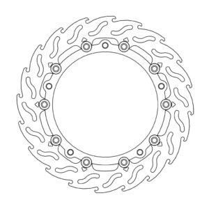 Moto-Master Flame Jarrulevy eteen vasen BMW: R1200GS/Adventure