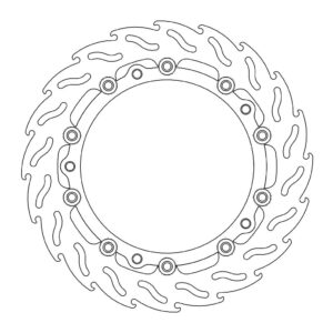 Moto-Master Flame Jarrulevy eteen oikea BMW: R1200GS/Adventure