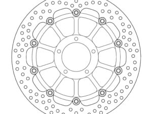 Moto-Master Halo Jarrulevy eteen Ducati: 749/R/S, 848, S4R/S, 999S/R/Biposto, Mo