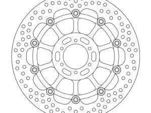 Moto-Master Halo Jarrulevy eteen Honda: RS250R, TSR250, CBR400F/F2, RVF400, VFR4