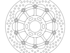 Moto-Master Halo Jarrulevy eteen Honda: CB600F Hornet