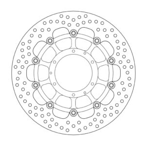 Moto-Master Halo Jarrulevy eteen Honda: CBR600RR/ABS, CB1000R/ABS, CBR1000RR Fir