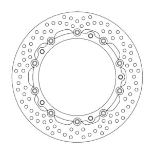 Moto-Master Halo Jarrulevy eteen BMW: R1200GS/Adventure