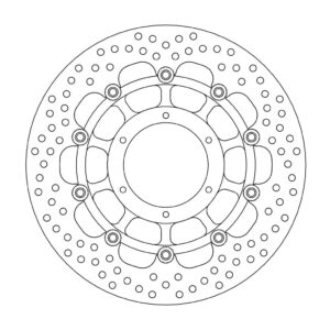 Moto-Master Halo Jarrulevy eteen Honda: Pan European/ABS, ST1300