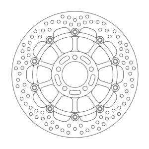 Moto-Master Halo Jarrulevy eteen Kawasaki: ZX-6R, ZX-9R