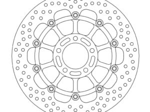 Moto-Master Halo Jarrulevy eteen Suzuki: GS250F Bandit, GS400F, GSX400F Bandit,