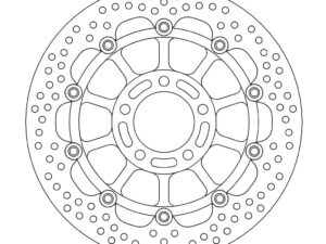 Moto-Master Halo Jarrulevy eteen Suzuki: GS600F Bandit, GSX600F/FM, RF600R, SV65