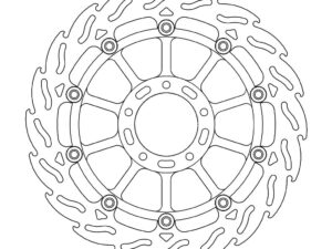 Moto-Master Flame Jarrulevy eteen vasen Ducati: Diavel/Carbon, Monster 796/1100/