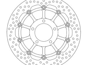Moto-Master Halo Jarrulevy eteen Triumph: T955 Daytona/Speed Triple, T1050 Sprin
