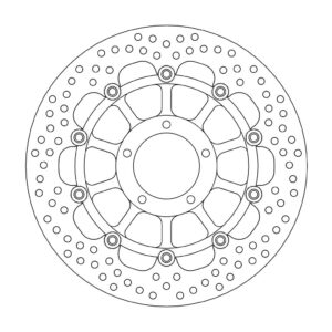 Moto-Master Halo Jarrulevy eteen Ducati: Hypermotard/Evo/SP