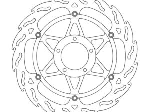 Moto-Master Flame Jarrulevy eteen oikea Ducati Paningale 1199, 848 Corse Special