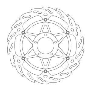 Moto-Master Flame Jarrulevy eteen oikea Ducati Paningale 1199, 848 Corse Special