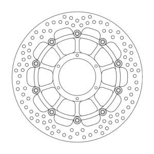Moto-Master Halo Jarrulevy eteen Honda: CBR900RR Fireblade, CBR954RR