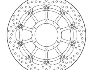 Moto-Master Racing Halo Jarrulevy eteen 5,5mm Honda