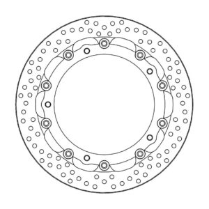 Moto-Master Racing Halo Jarrulevy eteen 5,5mm BMW S1000RR