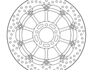 Moto-Master Racing Halo Jarrulevy eteen 5,5mm Kawasaki: ZXR750, ZZR1100-1200