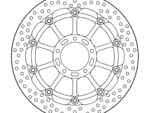 Moto-Master Racing Halo Jarrulevy eteen 5,5mm Ducati: Diavel, Multistrada