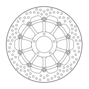 Moto-Master Halo Jarrulevy eteen Ducati: Panigale 1199